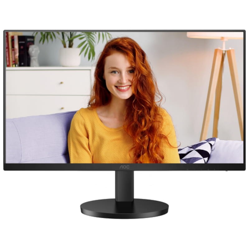 AOC U27B3AF 274K Ultra HD IPS Adaptive Sync Preto - Monitor PC Vista frontal