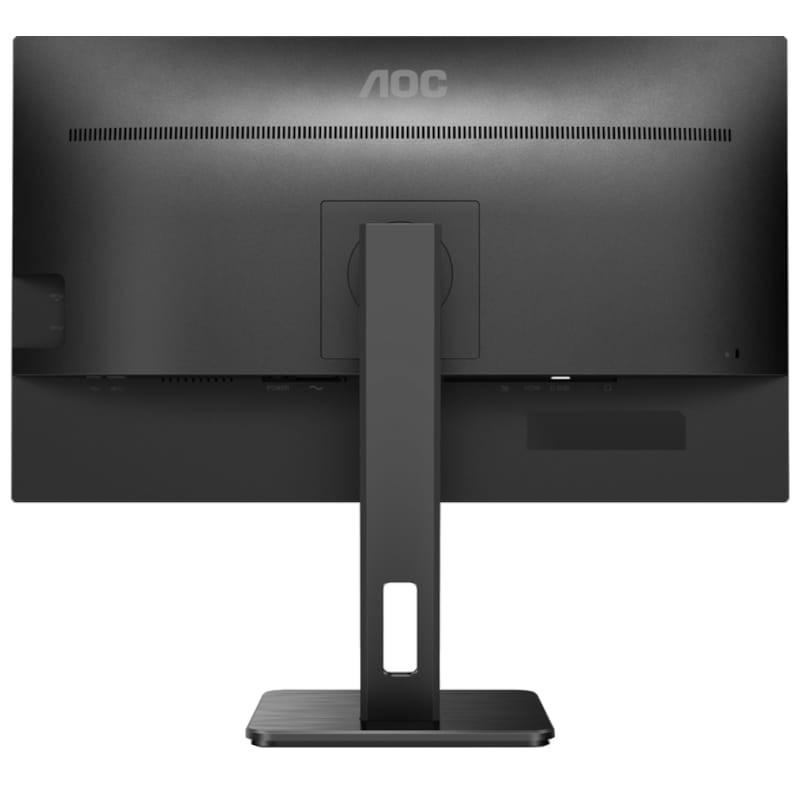 AOC U27P2CA 27 4K Ultra HD IPS Preto - Vista Traseira do Monitor de PC