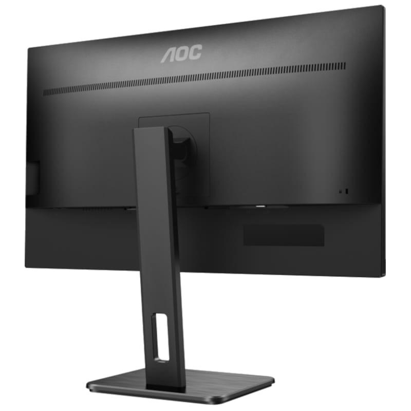 AOC U27P2CA 27 4K Ultra HD IPS Preto - Monitor de PC Vista Traseira Lado Direito