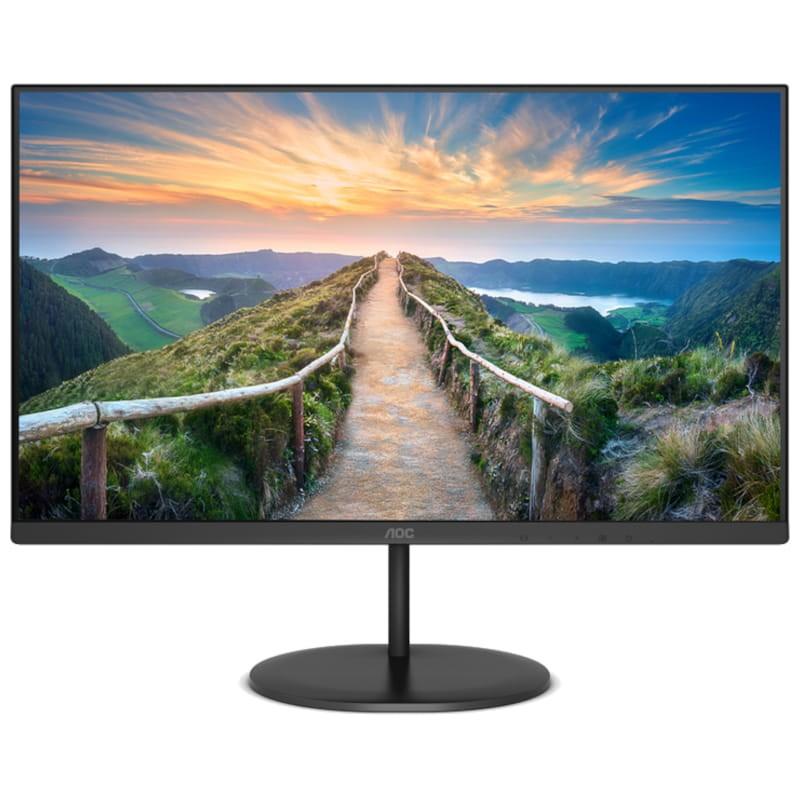 AOC V4 Q27V4EA 27 IPS LED Ultra HD Negro Vista frontal