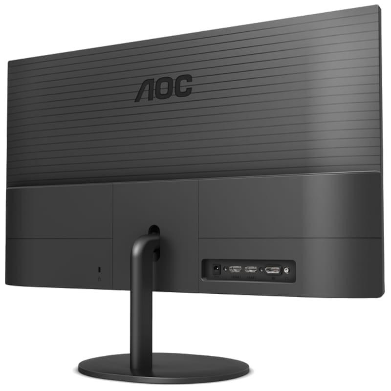 AOC V4 Q27V4EA 27 IPS LED Ultra HD Negro vista de la parte trasera lado derecho