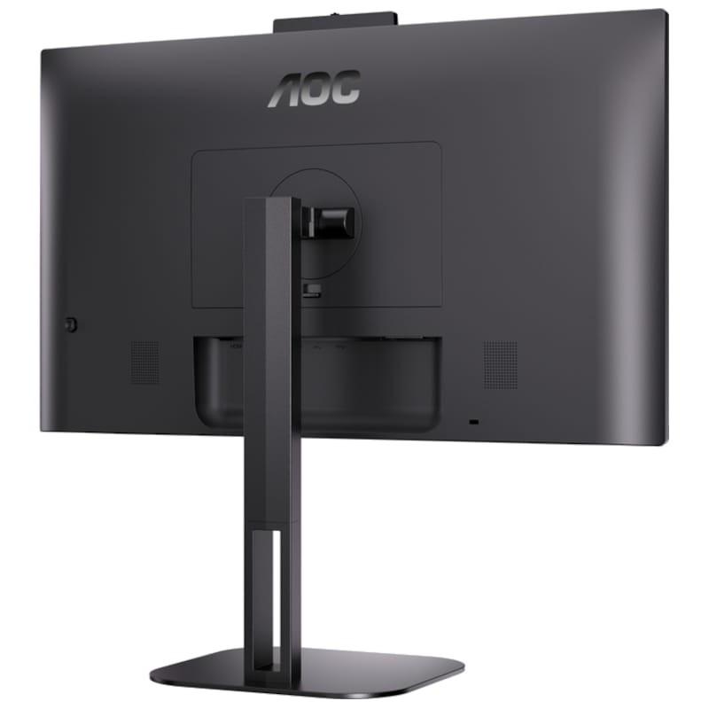 AOC V5 24V5CW 23,8 WLED Full HD IPS Noir – Moniteur PC Vue arrière côté droit
