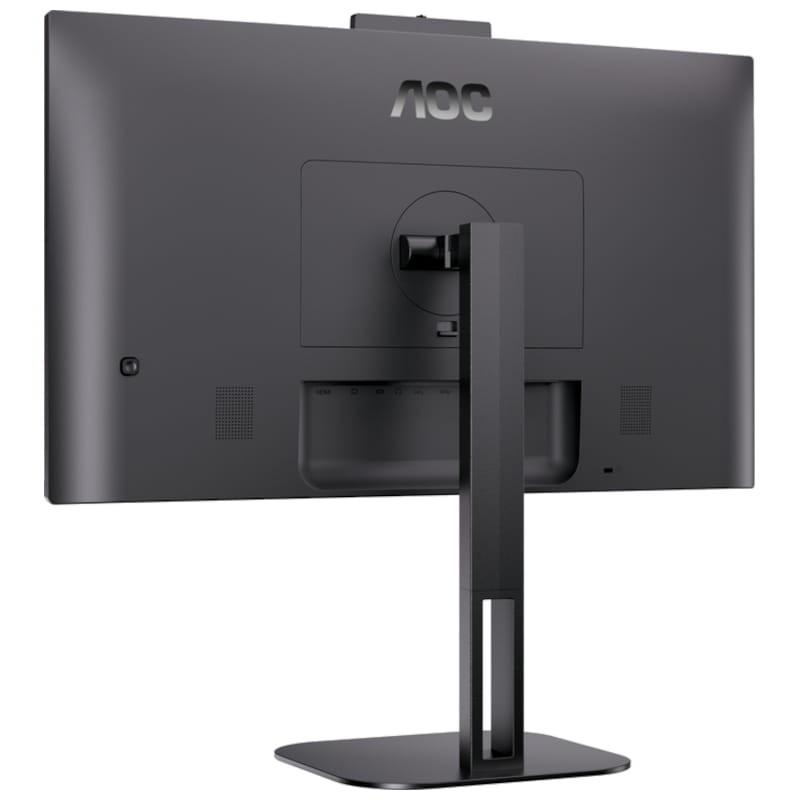 AOC V5 24V5CW 23,8 WLED Full HD IPS Noir – Moniteur PC Vue arrière côté gauche
