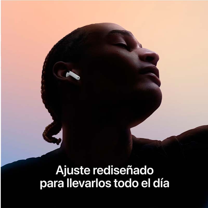 ajuste rediseñado de los Apple AirPods 4