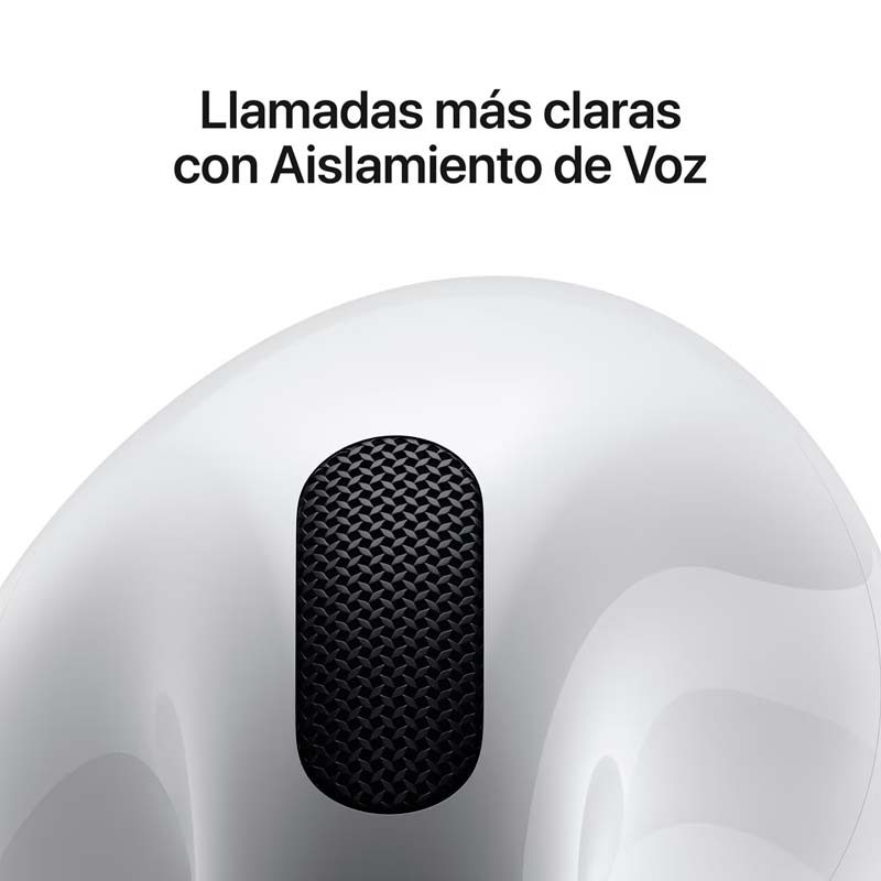 Aislamiento de Voz de los Apple AirPods 4