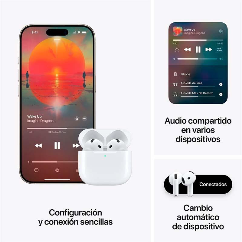 conexión rápida de los Apple AirPods 4