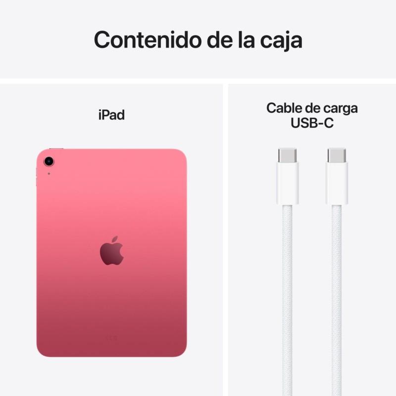 Contenu de la boîte de l'Apple iPad 2025 11" 128 Go WiFi iPadOS 18 Rose