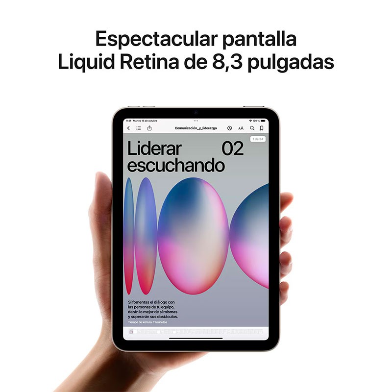 Apple iPad Mini 2024 8.3 128GB WiFi Cinzento Sideral - ecrã de 8.3"