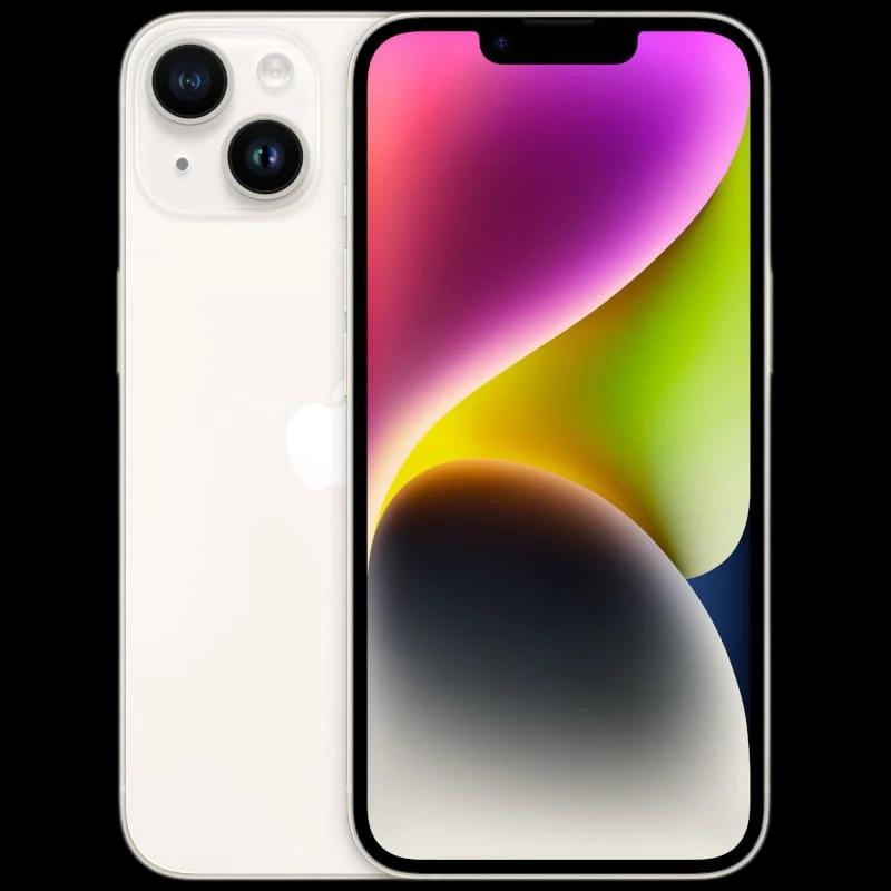 iPhone 14 128Go Lumière Stellaire Renewed - État Excellent