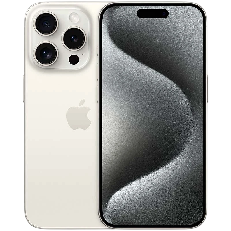 Teléfono móvil Apple iPhone 15 Pro 256GB Blanco Renovado - Estado Excelente