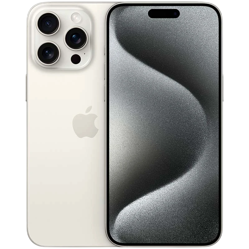 iPhone 15 Pro Max 5G 256GB Titanio Blanco Renovado - Estado Excelente