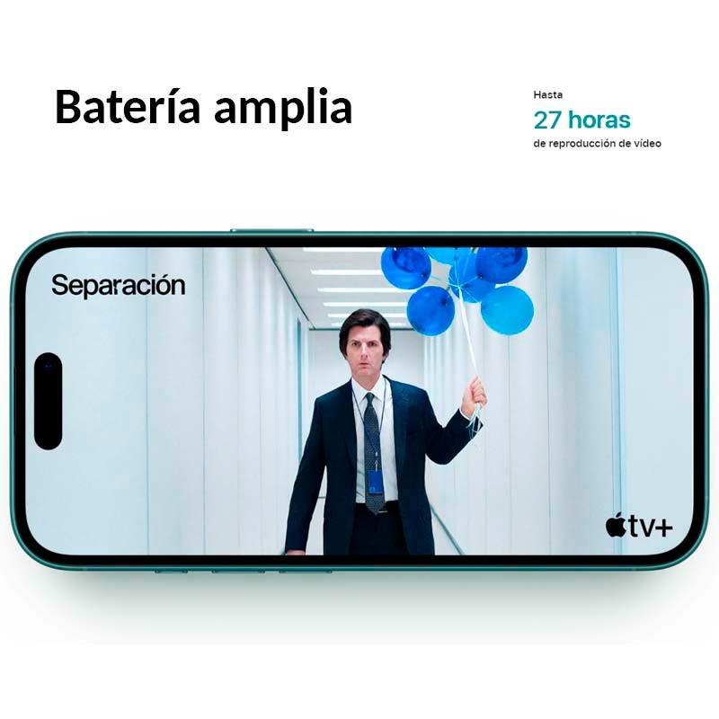 autonomía del Teléfono móvil Apple iPhone 16 Plus 5G 256GB Verde