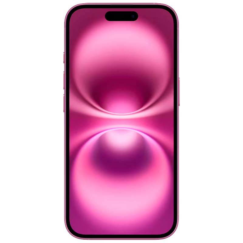 vista frontal del Teléfono móvil Apple iPhone 16 Plus 5G 128GB Rosa