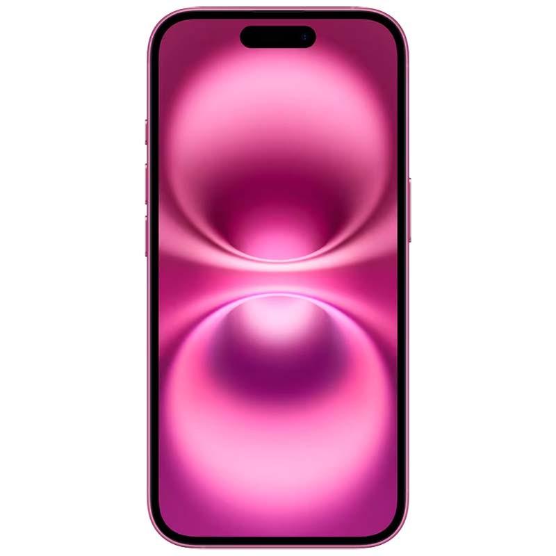 vista frontal del Teléfono móvil Apple iPhone 16 Plus 5G 128GB Rosa