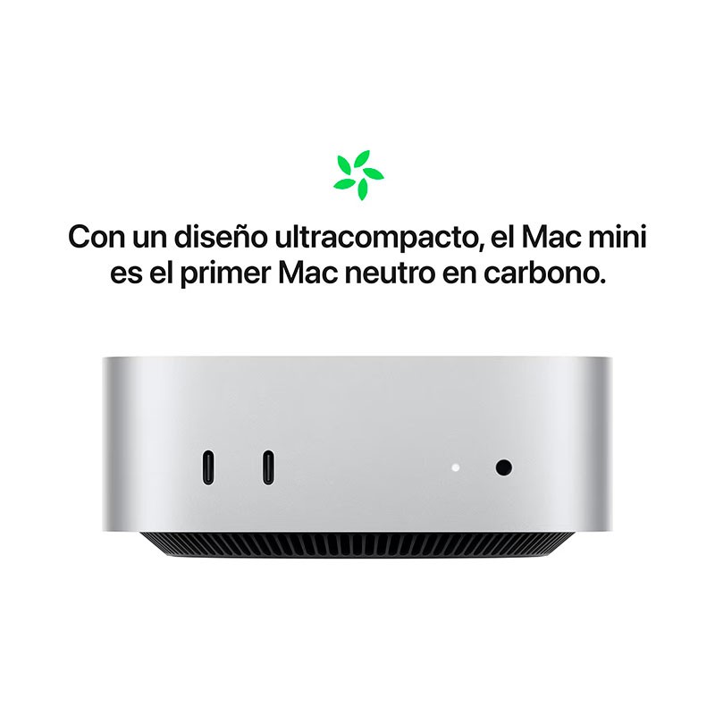 Apple Mac mini M4 24GB/512GB - puertos frontales
