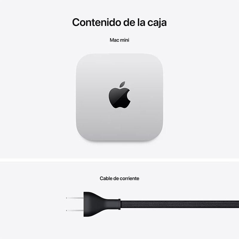 Apple Mac mini M4 24GB/512GB - contenido del embalaje