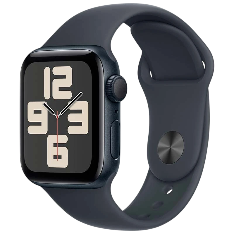 Apple Watch SE (2024) GPS 40mm Minuit avec Bracelet Sport M/L