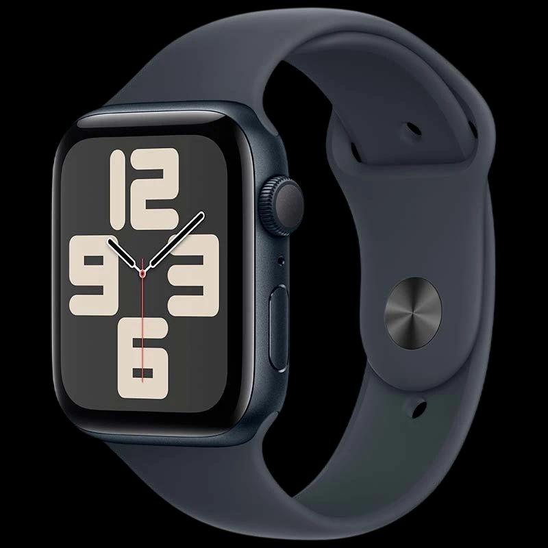 Apple Watch SE (2024) GPS 44mm Medianoche con Correa Deportiva M/L