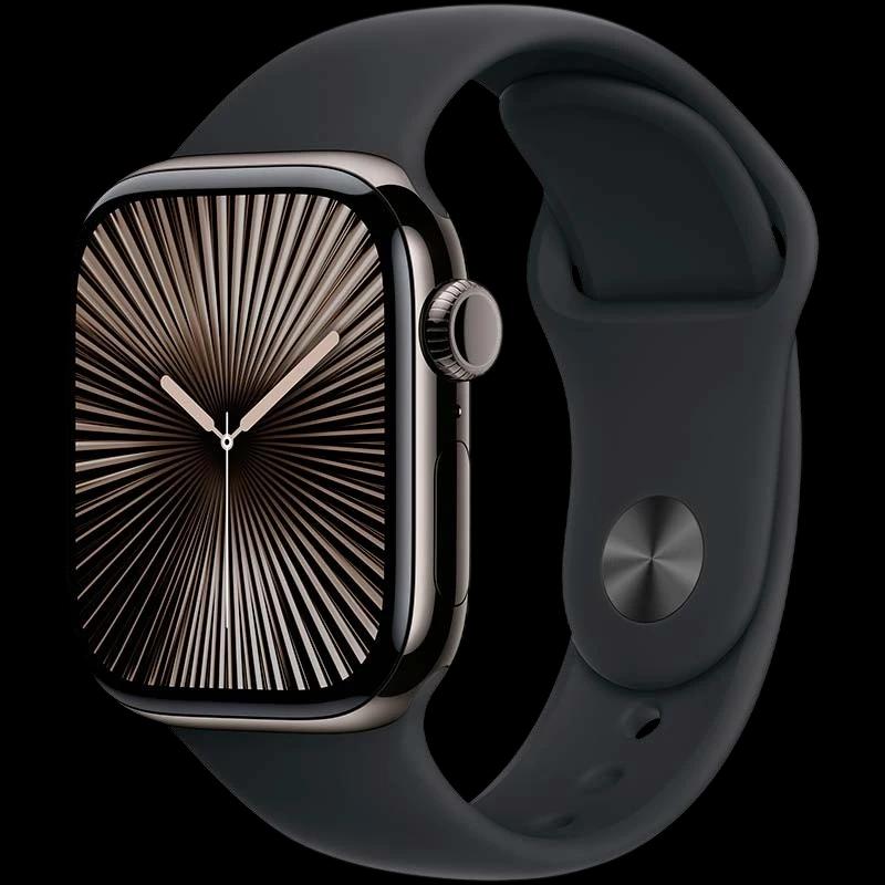 Apple Watch Series 10 GPS + Cellular 42mm Titanio Pizarra con Correa Deportiva S/M