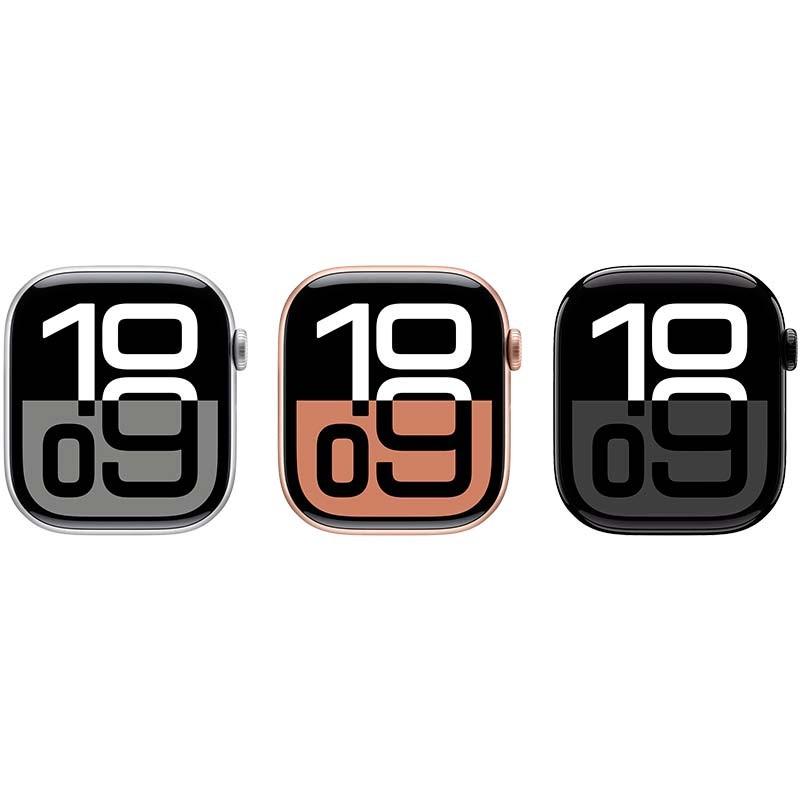 Apple Watch Series 10 GPS 46mm Aluminio con Correa Loop deportiva Azul Nube: Negro, Oro rosa y Plata - colores disponibles