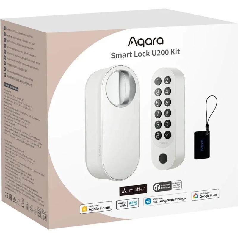 Conteúdo da caixa de Aqara Smart Lock U200 Branco - Fechadura inteligente