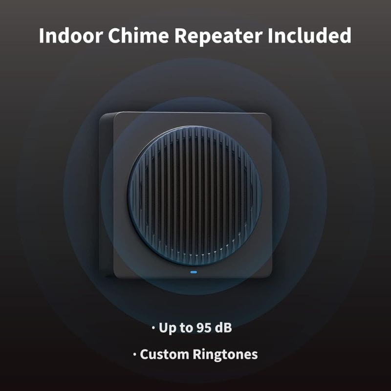 Aqara Smart Video Doorbell G4 Black - Campainha de vídeo com altifalante sem fios