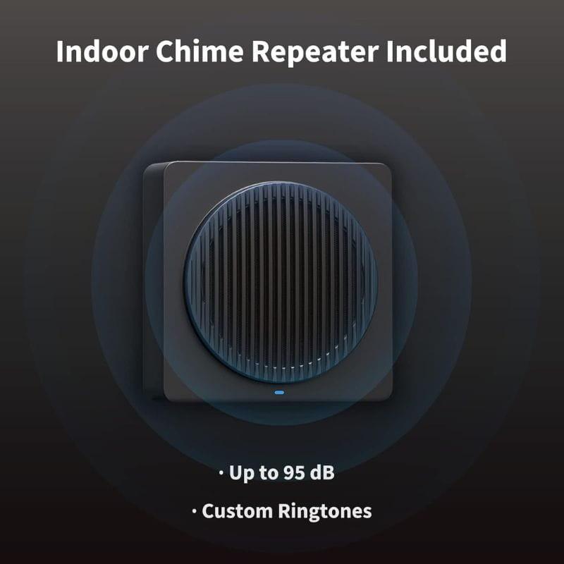 Aqara Smart Video Doorbell G4 Black - Campainha de vídeo com altifalante sem fios