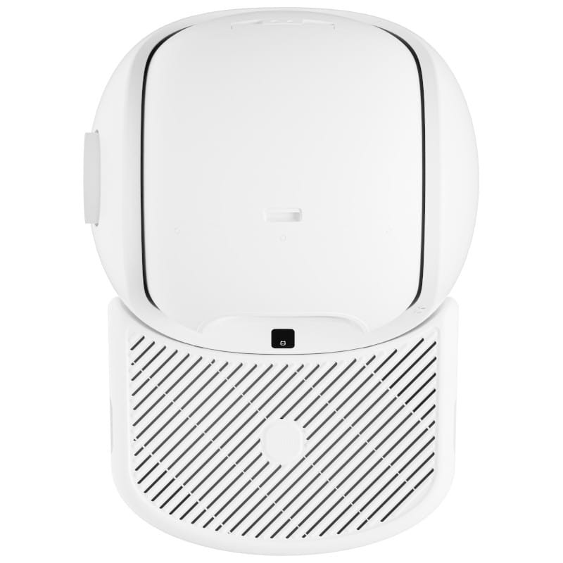 Desde arriba el Arenero Autolimpiable AI Catlink Scooper SE Blanco