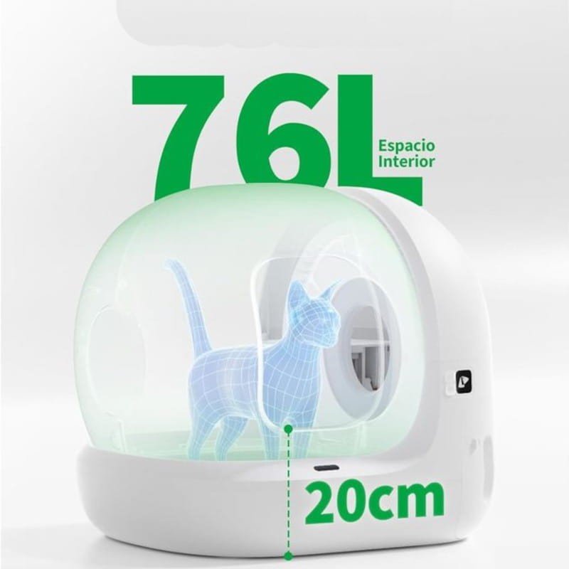 Capacidad de Arenero Automático PETKIT Pura Max 2 Basic Kit - Con tecnología xSecure - Control APP - Capacidad extragrande