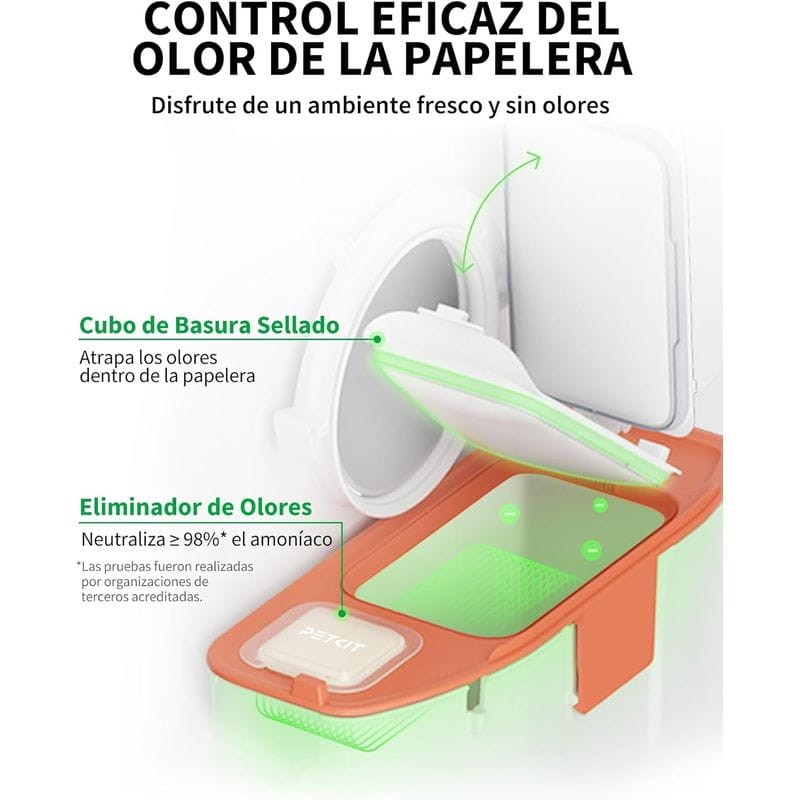 Gran calidad de Arenero Automático PETKIT Pura Max 2 Basic Kit - Con tecnología xSecure - Control APP - Capacidad extragrande