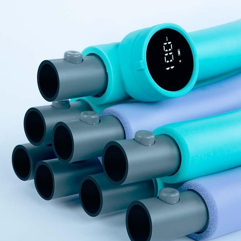 piezas desmontables del Aro Fitness Inteligente Xiaomi Move It Hula Hoop Azul/Lila