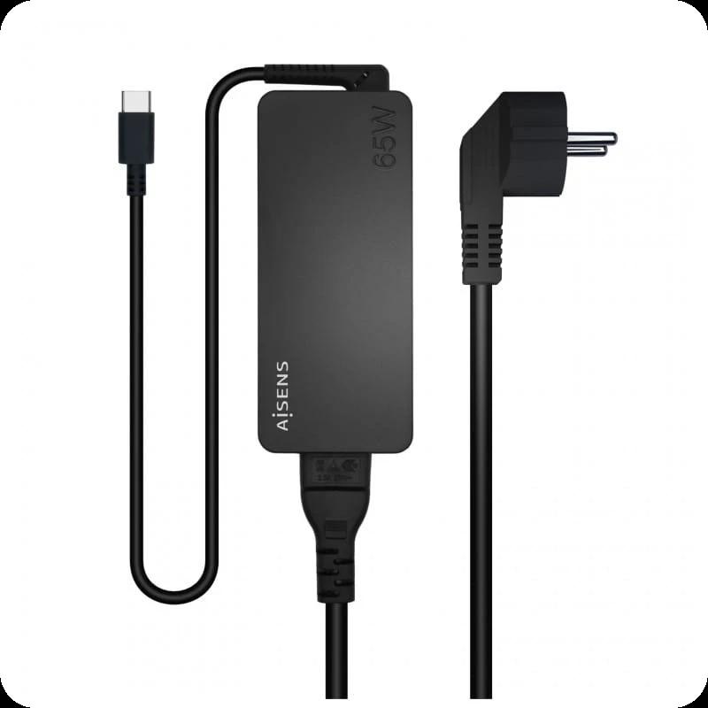 AISENS ASCH-1PD65D-BK 65W USB Noir - Chargeur universel