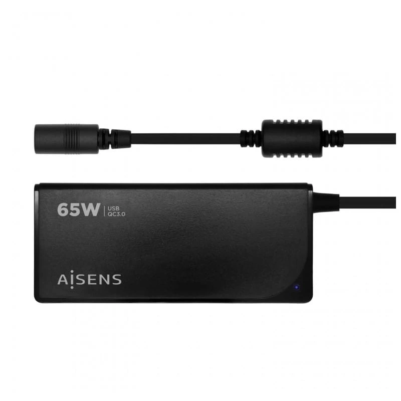 AISENS ASLC-65WAUTO-BK 65W USB Preto - Carregador universal