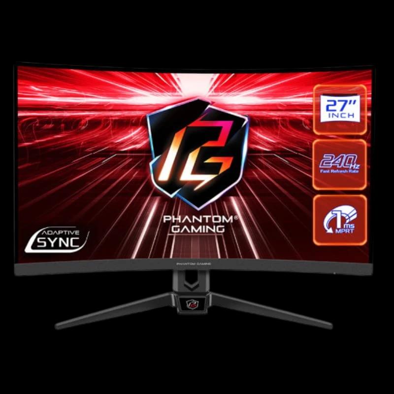 Asrock PG27F15RS1A 27 FullHD VA Curvo 240 Hz Freesync Negro - Monitor Gaming
