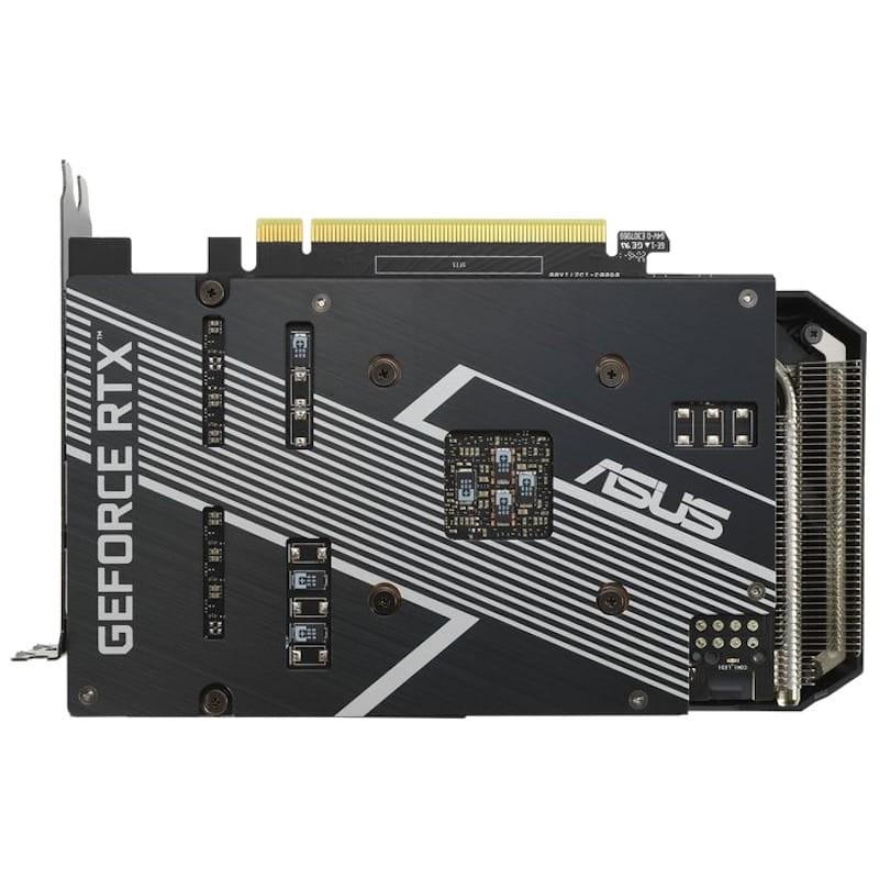 ASUS Dual GeForce RTX 3060 V2 OC Edition 12 GB GDDR6 - Parte inferior da placa gráfica