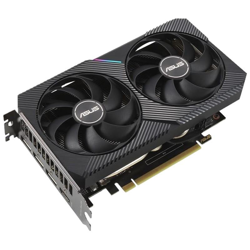 ASUS Dual GeForce RTX 3060 V2 OC Edition 12 GB GDDR6 - Placa de lado direito