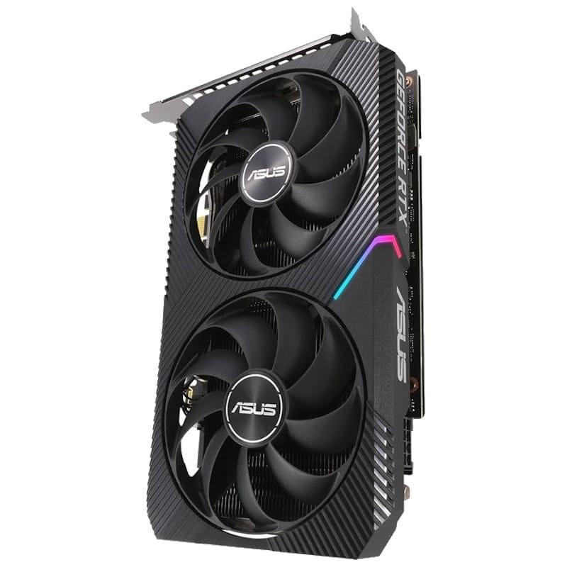 ASUS Dual GeForce RTX 3060 V2 OC Edition 12GB GDDR6 - Placa gráfica Posição Vertical