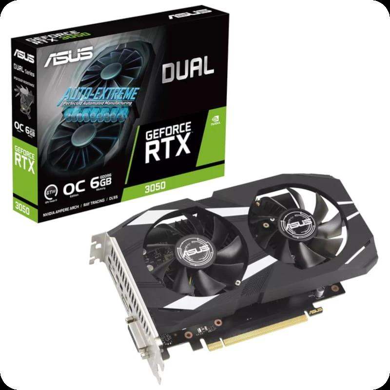 ASUS Dual NVIDIA GeForce RTX 3050 Edition 6 GB GDDR6 Preto - Placa Gráfica