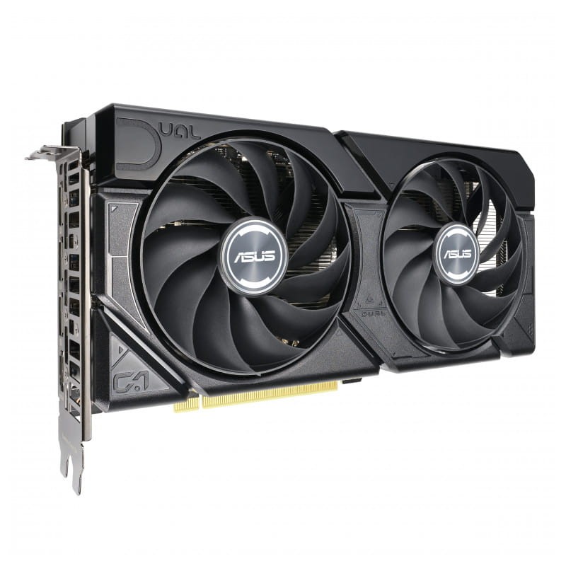 ASUS Dual -RTX4060TI-O8G-EVO 8GB GDDR6 - Tarjeta gráfica imagen lateral