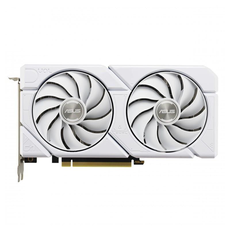 ASUS DUAL-RTX4070 O12G EVO Blanco 12 GB GDDR6X - Tarjeta gráfica imagen frontal