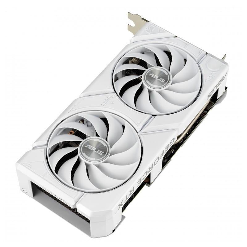 ASUS DUAL-RTX4070 O12G EVO Blanco 12 GB GDDR6X - Tarjeta gráfica imagen de los ventiladores