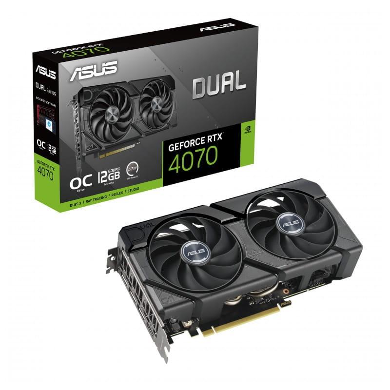 ASUS DUAL-RTX4070-O12GD6-EV12 GB GDDR6 - Tarjeta gráfica