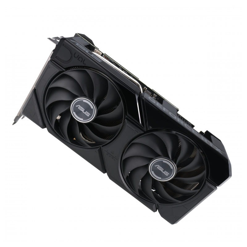 ASUS DUAL-RTX4070-O12GD6-EV12 GB GDDR6 - Tarjeta gráfica imagen del perfil en diagonal