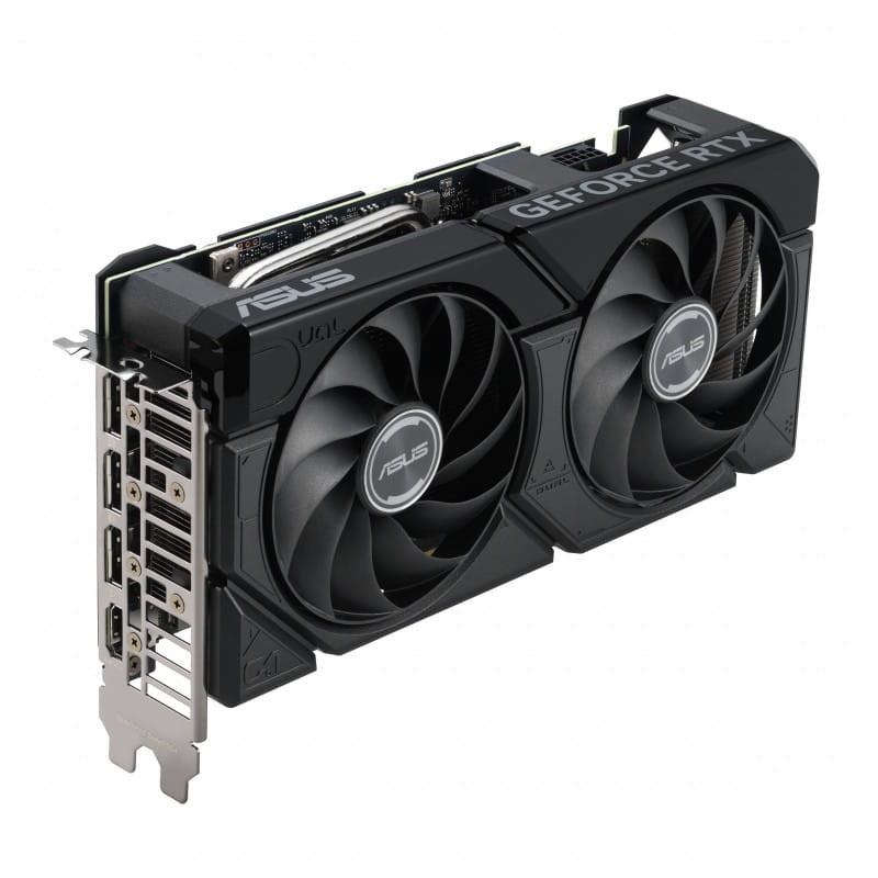 ASUS Dual RTX4070S EVO NVIDIA 12 GB GDDR6X - Tarjeta gráfica imagen lateral de perfil