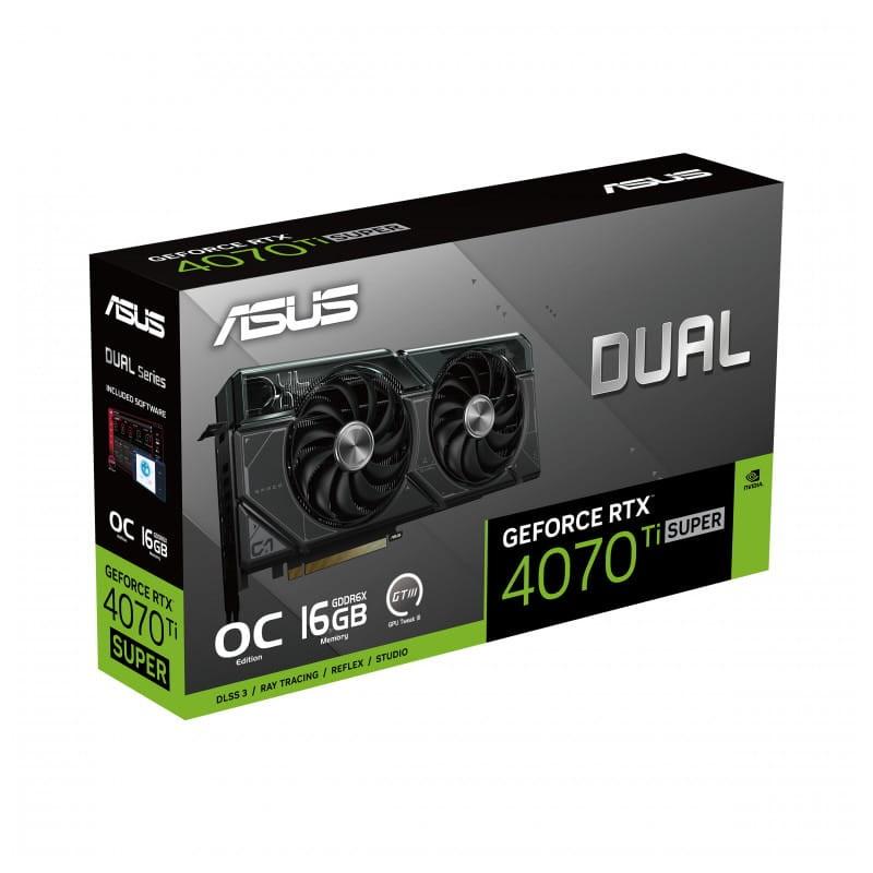 ASUS Dual RTX4070TIS 16 GB GDDR6X - Imagem da caixa da placa gráfica