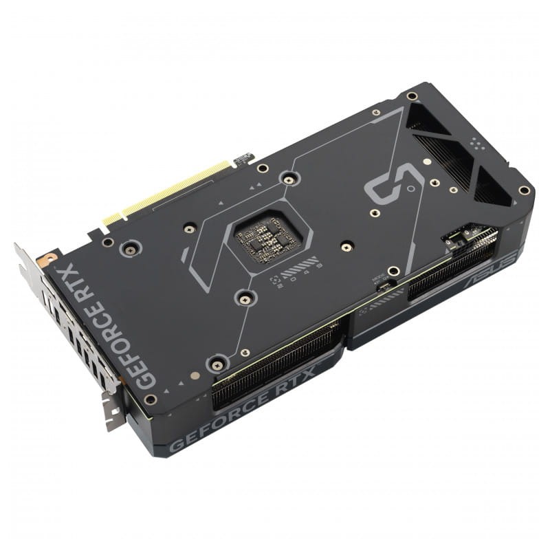 Placa gráfica ASUS Dual RTX4070TIS 16 GB GDDR6X - Vista traseira lado a lado