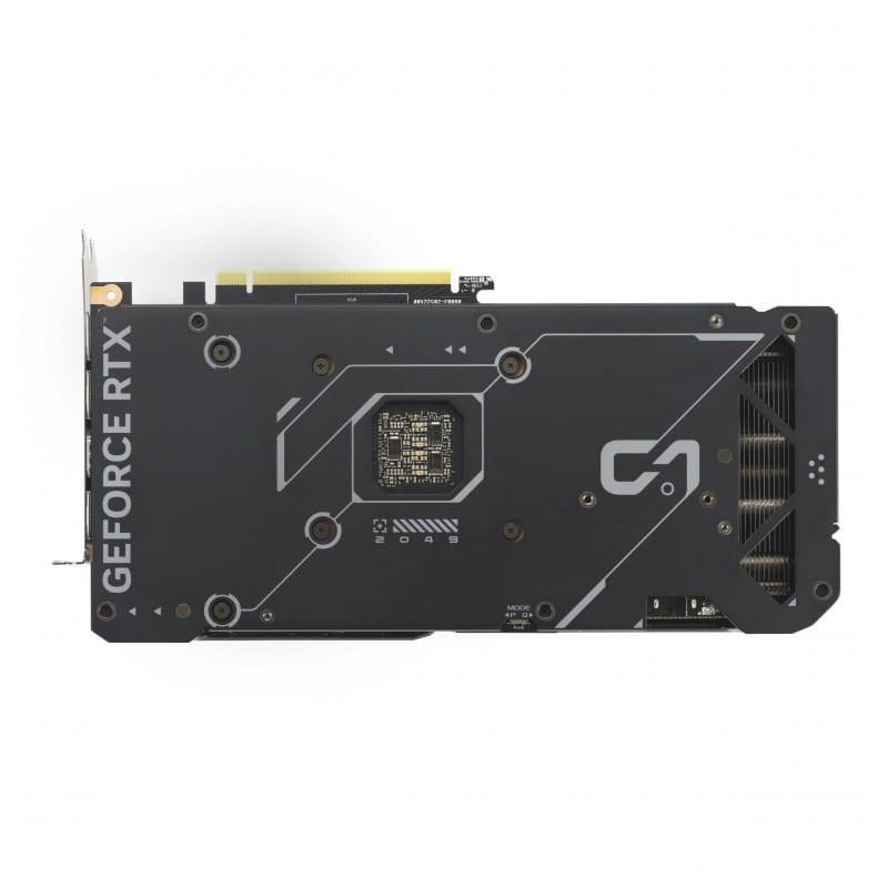 Placa gráfica ASUS Dual RTX4070TIS 16 GB GDDR6X - Vista traseira 