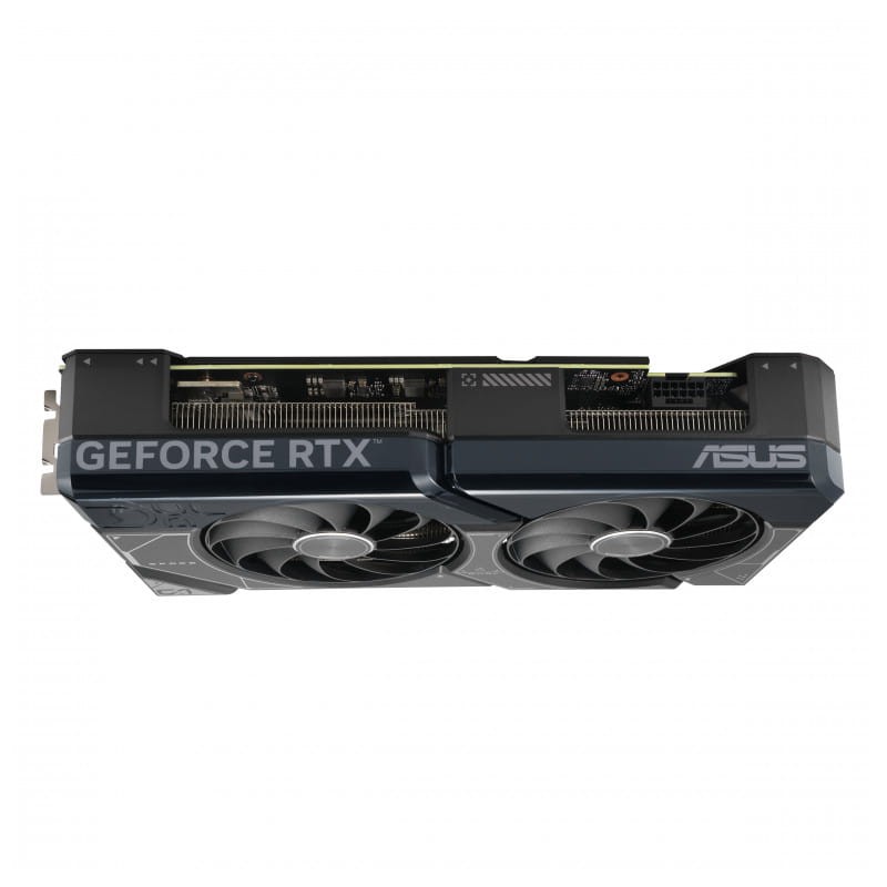 Placa gráfica ASUS Dual RTX4070TIS 16 GB GDDR6X - Imagem de perfil de pinos