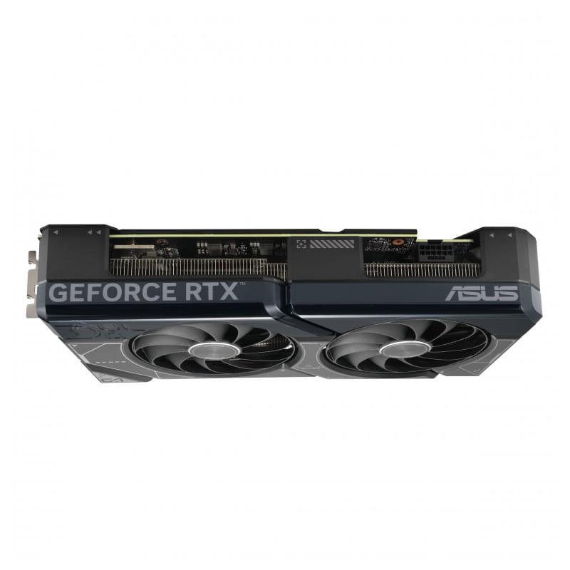Placa gráfica ASUS Dual RTX4070TIS 16 GB GDDR6X - Imagem de perfil de pinos