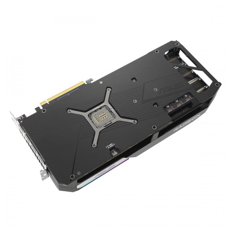 ASUS Dual RX7900XT O20G AMD Radeon 20 GB GDDR6 - Tarjeta gráfica imagen trasera en diagonal